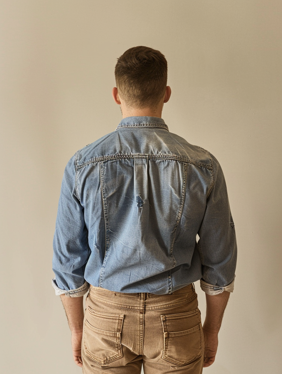 Titans Workwear Denim Shirts T-254 - Image 2